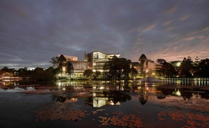 UQ's award-winning Advanced Engineering Building. Photo: Peter Bennetts